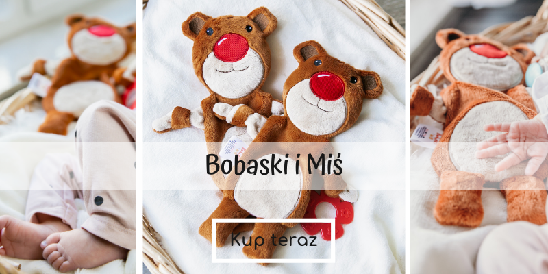 Bobaski i Miś - szeleścik sensoryczny Miś Zdziś
